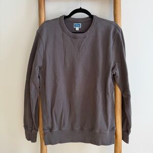J. Crew Men's Gray Crewneck Sweatshirt